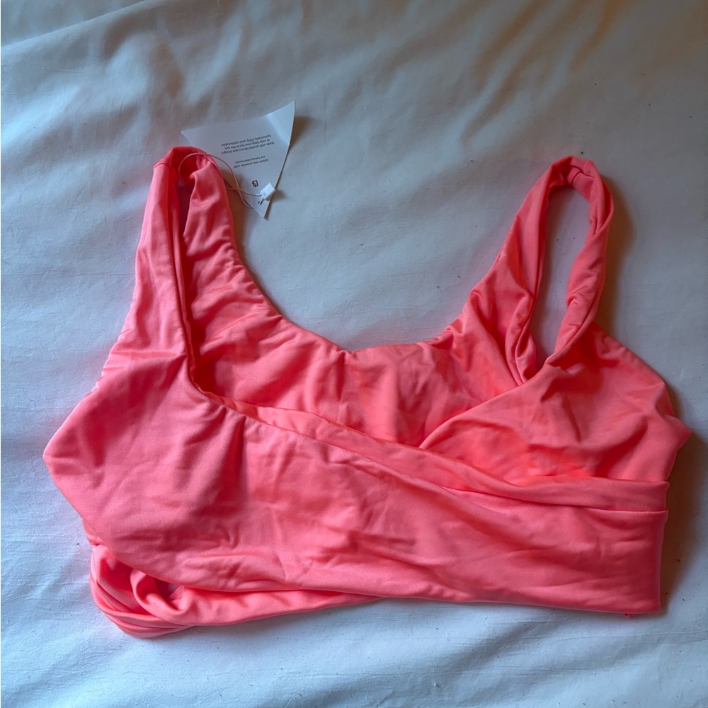 BuffBunny Vibrant Coral Bikini Top